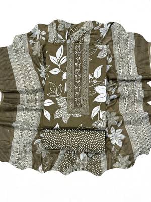 printed cotton unstitched dress material 3