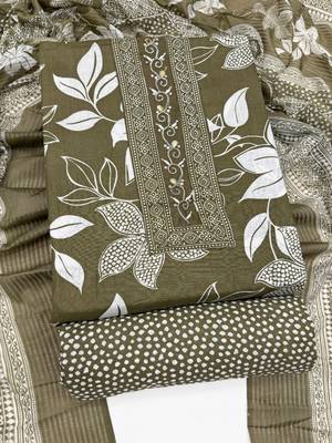 printed cotton unstitched dress material 4