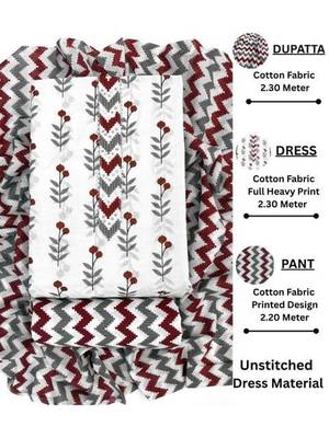printed unstitched dress material 4