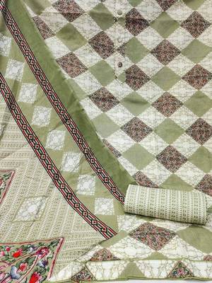 ethnic motifs printed unstitched dress material 3