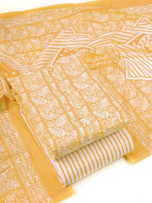 floral printed unstitched dress material 1