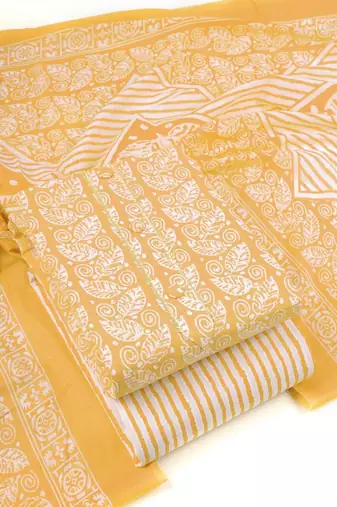 floral printed unstitched dress material