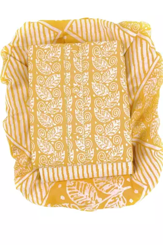 floral printed unstitched dress material