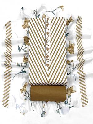 printed cotton unstitched dress material 5