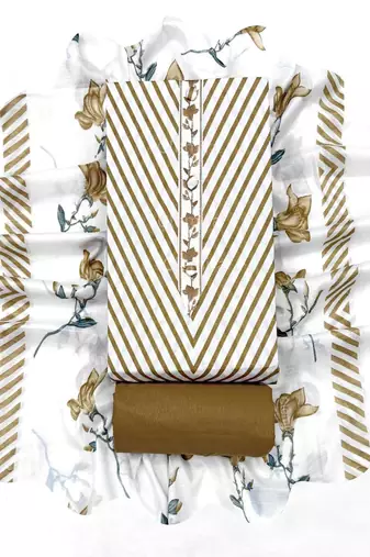 printed cotton unstitched dress material