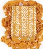 printed cotton unstitched dress material