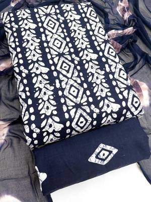 geometric dyed unstitched dress material 2