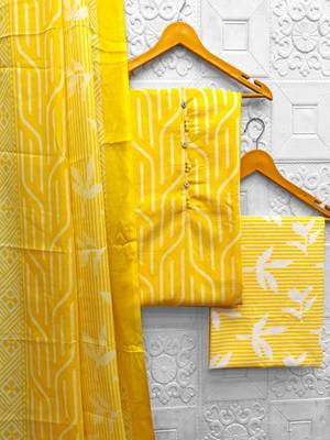 printed cotton unstitched dress material 1
