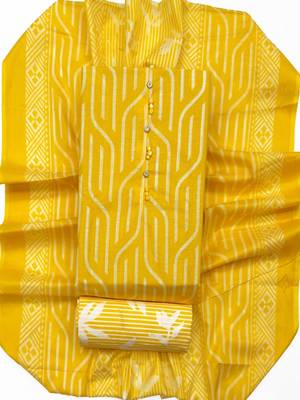 printed cotton unstitched dress material 5