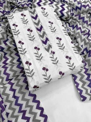 printed cotton unstitched dress material 4