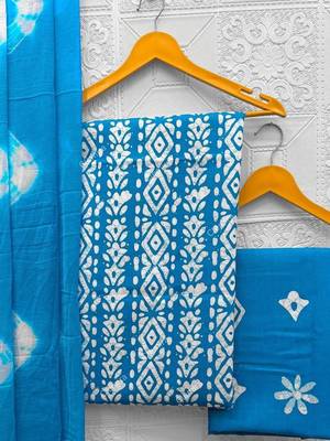 printed cotton unstitched dress material 3