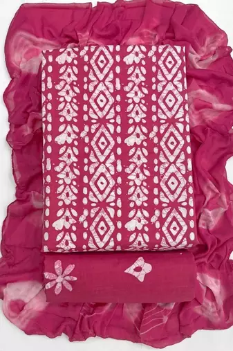 printed unstitched dress material