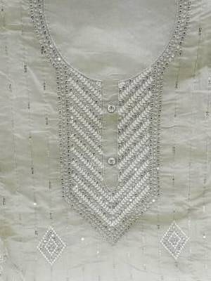 embroidered cotton unstitched dress material 4