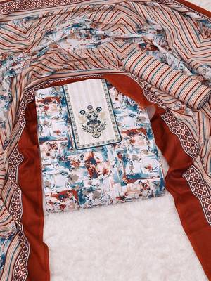 printed unstitched dress material 3