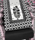 printed cotton unstitched dress material