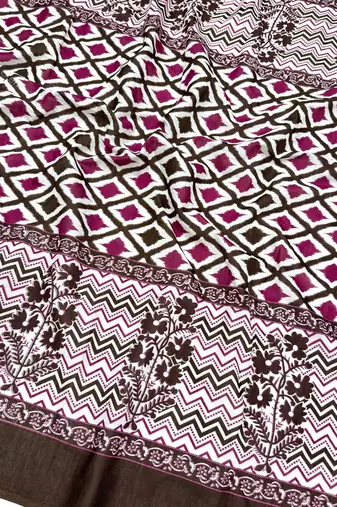 printed cotton unstitched dress material