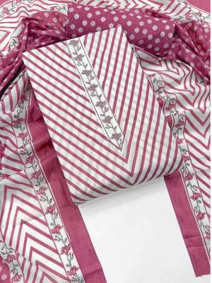 printed cotton unstitched dress material 1