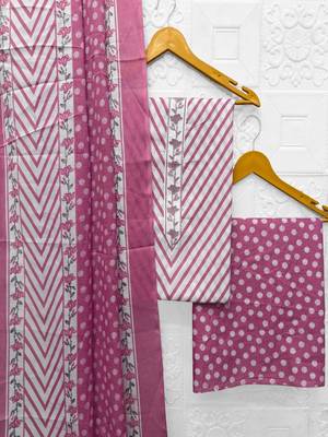printed cotton unstitched dress material 4