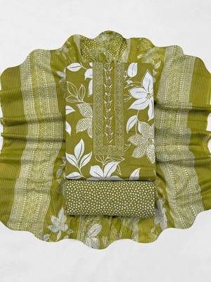 printed cotton unstitched dress material 4