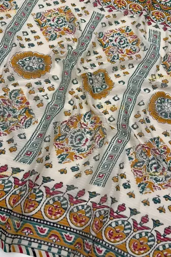 printed cotton unstitched dress material