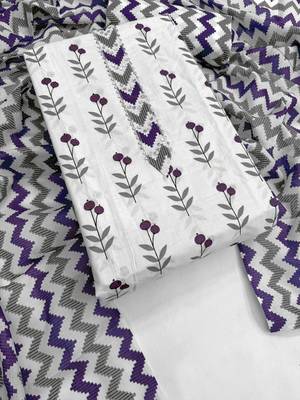 printed cotton unstitched dress material 3