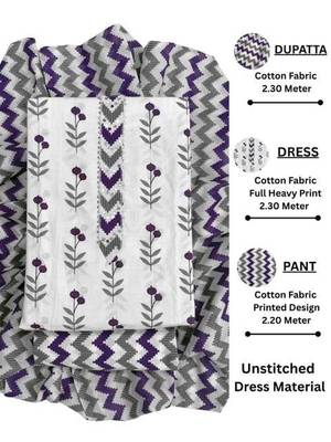 printed cotton unstitched dress material 4