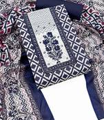 printed cotton unstitched dress material