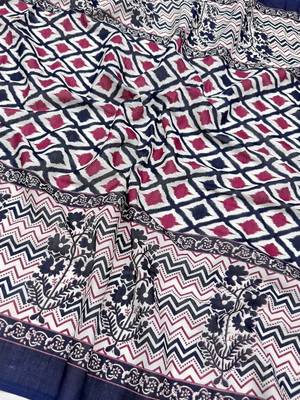 printed cotton unstitched dress material 3