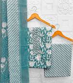 printed cotton unstitched dress material