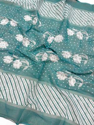 printed cotton unstitched dress material 2