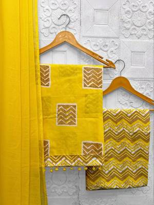  cotton unstitched dress material 5