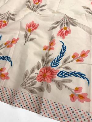 floral printed cotton unstitched dress material 4