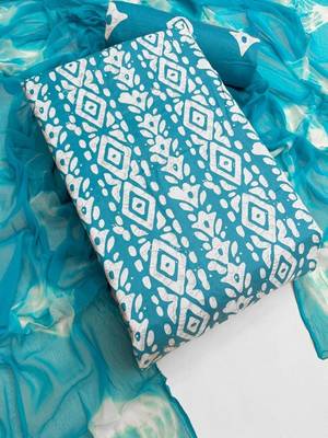 printed unstitched dress material 2