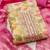 pink soft silk sequence embroidery work unstitched dress material