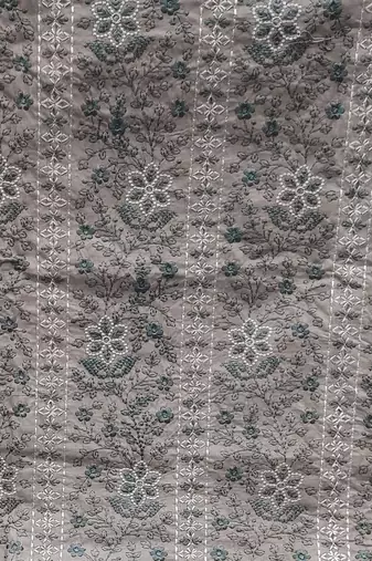 embroidered cotton unstitched dress material