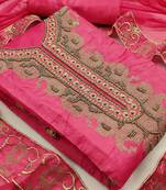 embroidered unstitched dress material