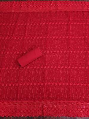 embroidered unstitched dress material 4