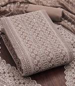 embroidered unstitched dress material