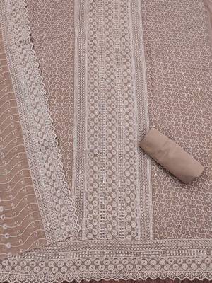 embroidered unstitched dress material 3