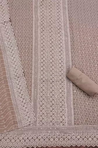embroidered unstitched dress material
