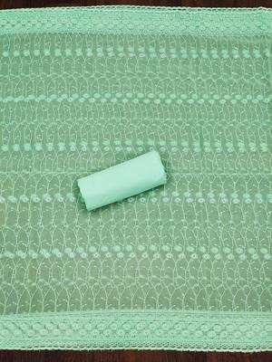 embroidered sequinned unstitched dress material 4