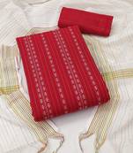 ethnic motifs printed unstitched dress material