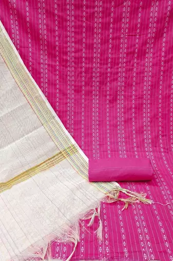 woven design unstitched dress material