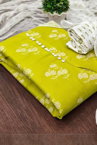 printed unstitched dress material