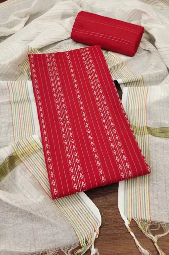 unstitched dress material