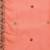 peach-coloured & gold-toned embroidered unstitched dress material