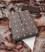 floral printed unstitched dress material