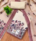 printed unstitched dress material