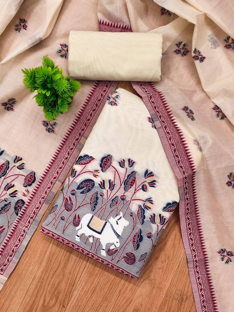printed unstitched dress material