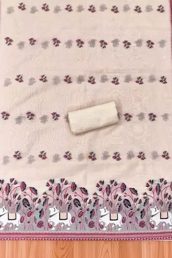 printed unstitched dress material